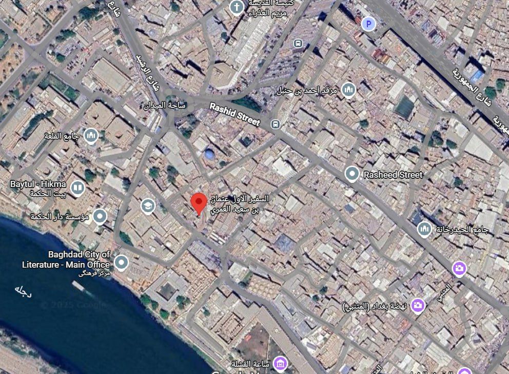 عثمان بن سعید عمری - مکان قبر.jpg